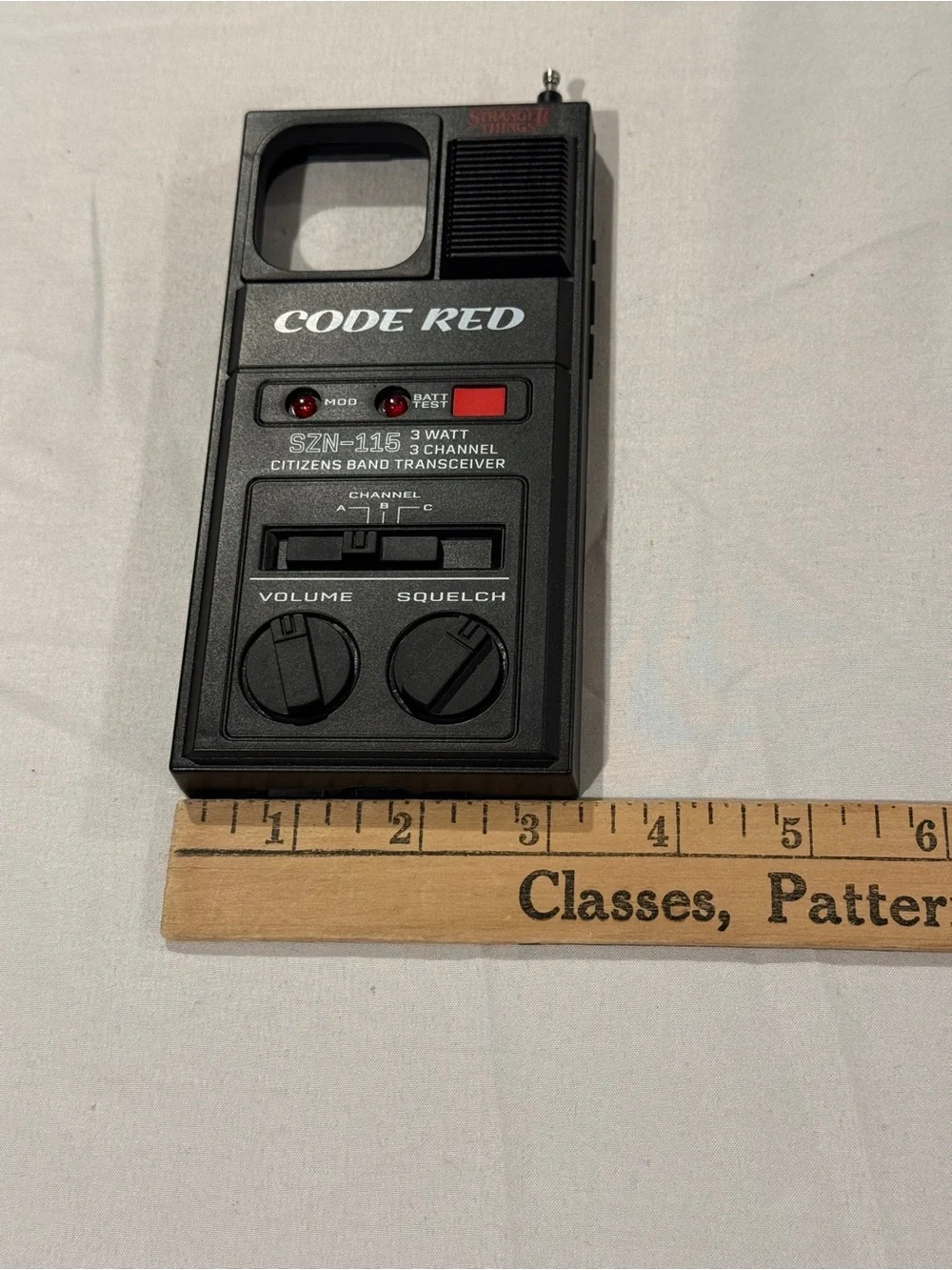 Stranger Things Code Red Walkie Talkie Phone Case iPhone 15 Pro Max SZN-115